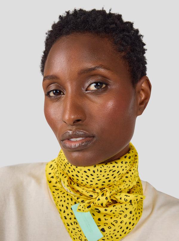 Heimstone Bandana En Leopard Jaune