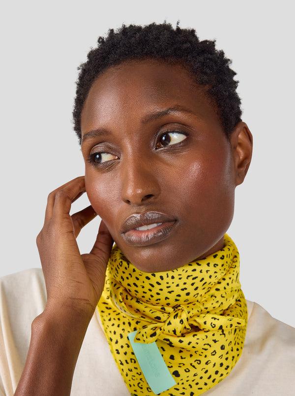 heimstone Bandana en Leopard Jaune