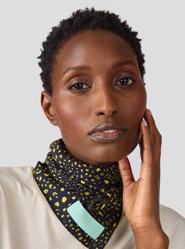 heimstone Bandana en Léopard Noir