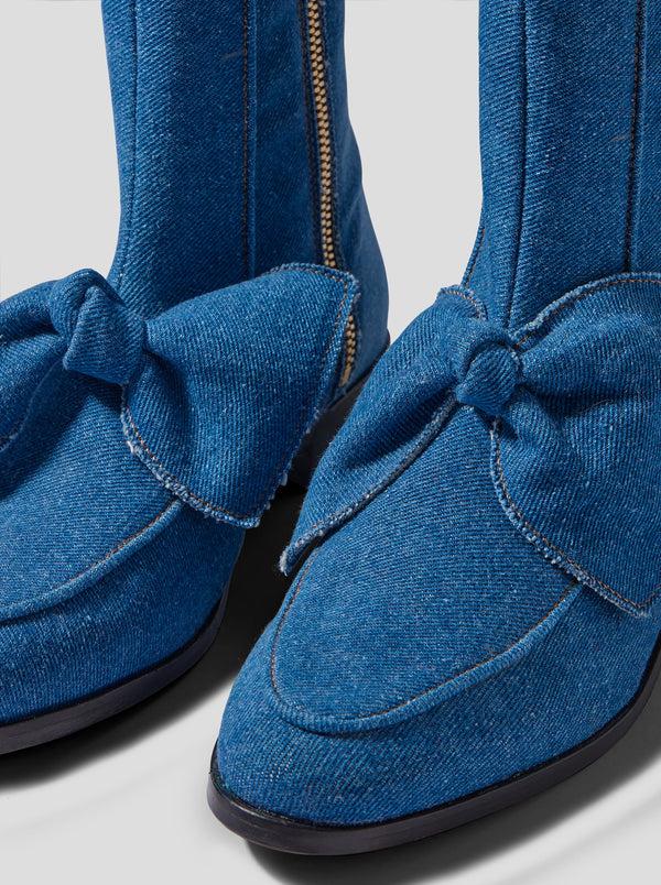 Heimstone BB Bottines En Denim Bleu