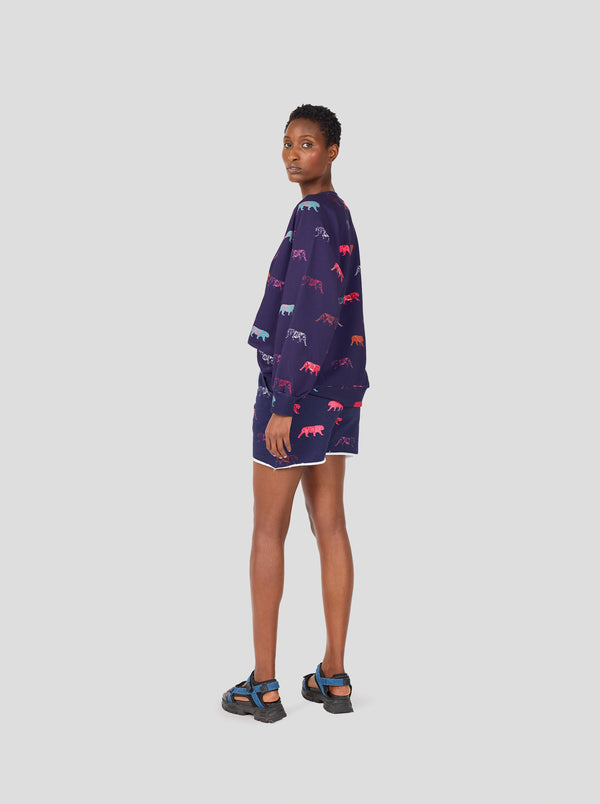 Heimstone Bermuda Jen En Molleton Imprimé Tigre