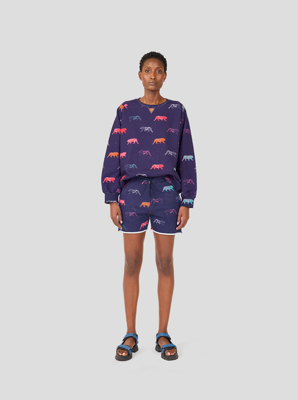 heimstone Bermuda Jen en molleton imprimé Tigre