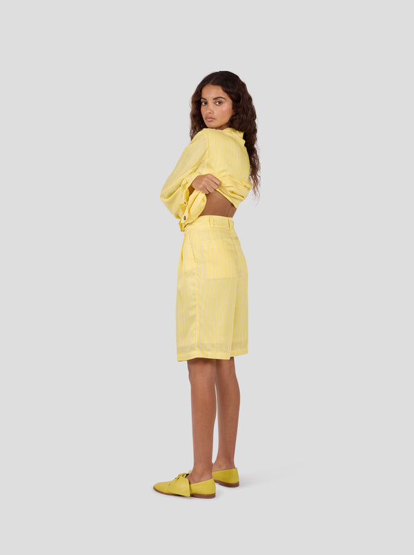 Heimstone Bermuda Moor En Rayures Limoncello