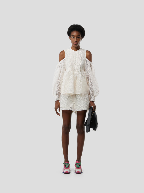 Heimstone Blouse Blanca En Voile Ange