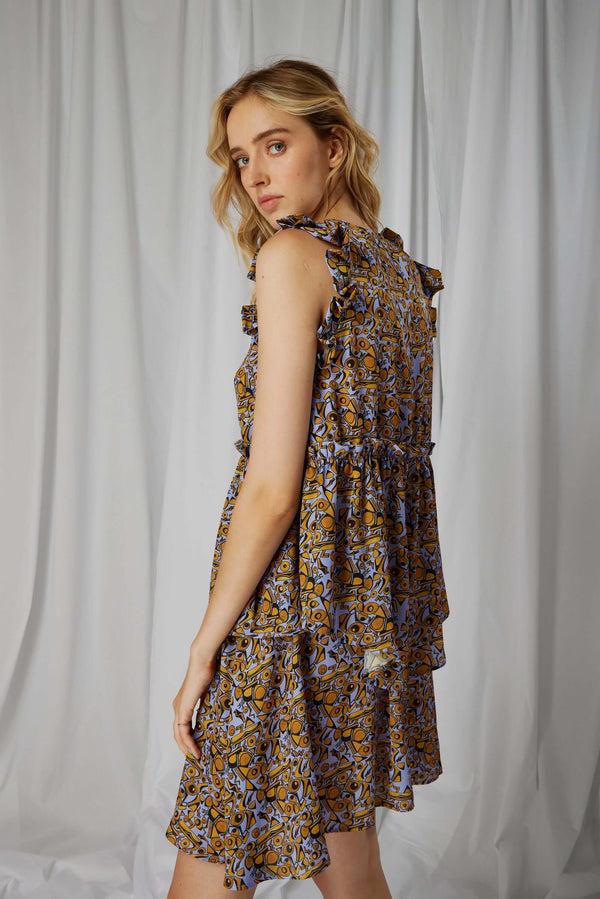 Heimstone Blouse Kaya En Imprimé Art Déco