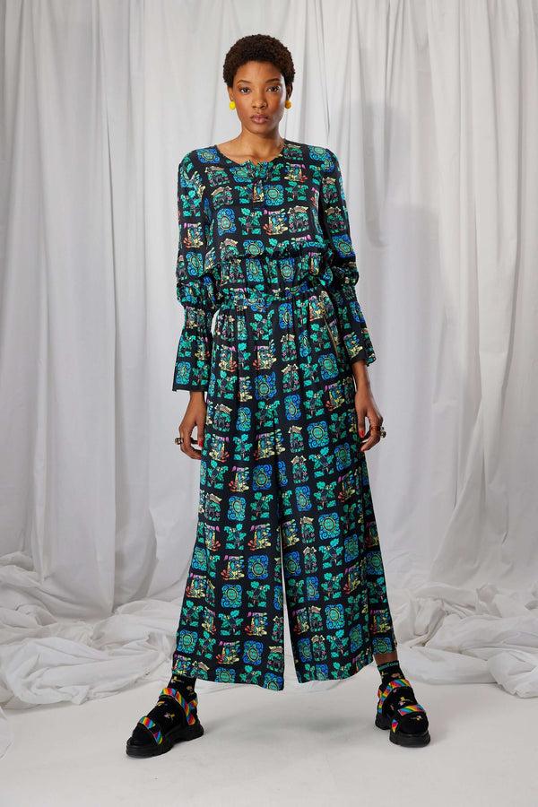 Heimstone Blouse Panda En Imprimé Moonlight