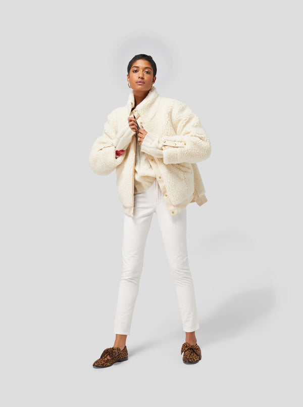 heimstone Blouson Idol en laine naturelle