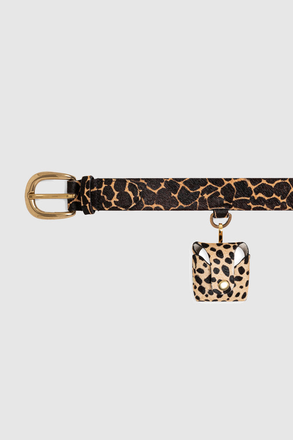 Heimstone Ceinture En Cuir Imprimé Girafe