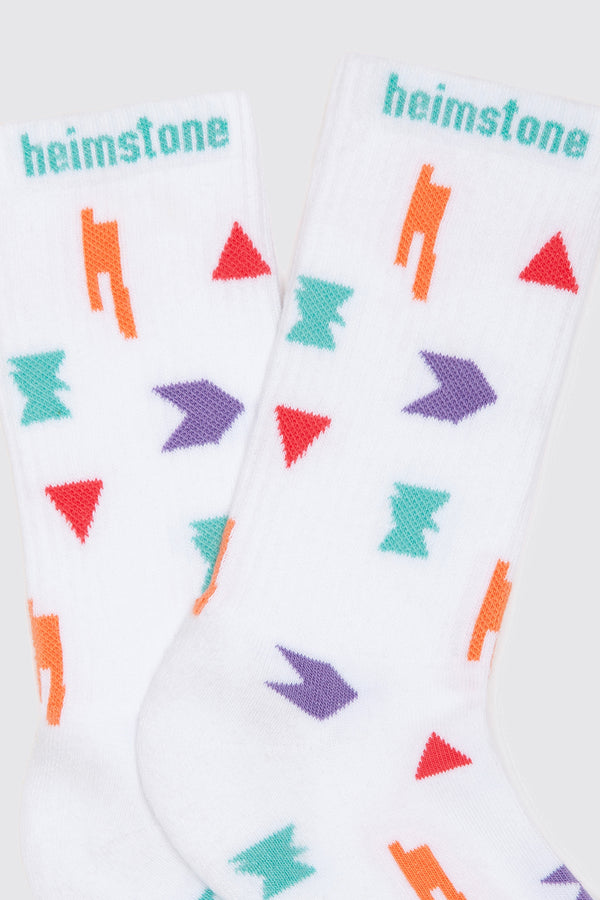 Heimstone Chaussettes Sport En Imprimé Neon