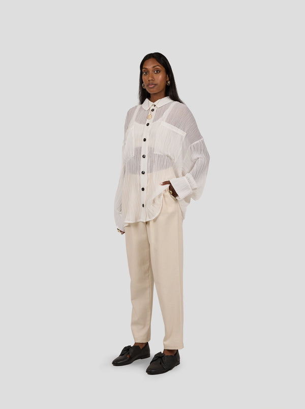 Heimstone CHEMISE ASTREE EN GAZE PAPIER CRÉPON