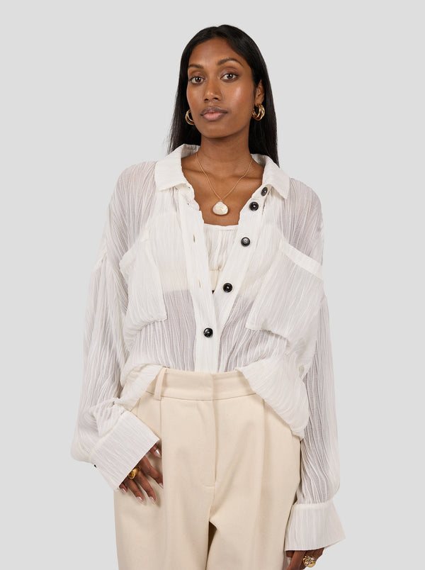 heimstone CHEMISE ASTREE EN GAZE PAPIER CRÉPON