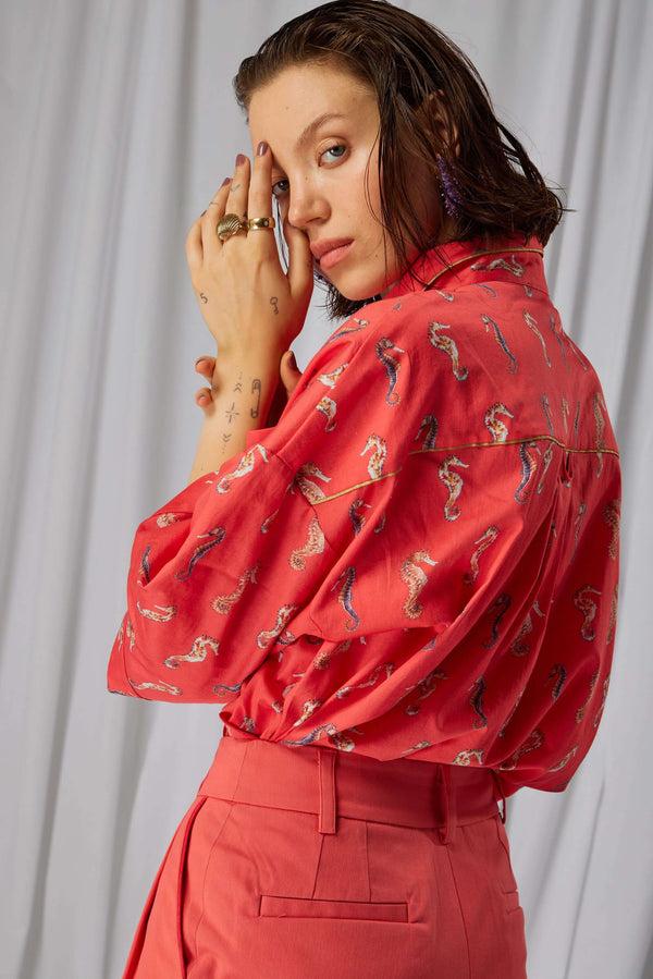 Heimstone Chemise Astrée En Imprimé Gravure