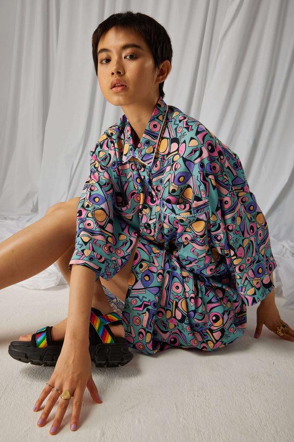 Heimstone Chemise Astrée En Imprimé Miaimi