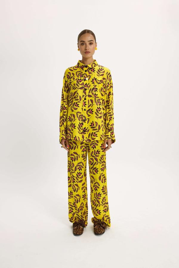 Heimstone Chemise Astrée Imprimée Fleur Moderne