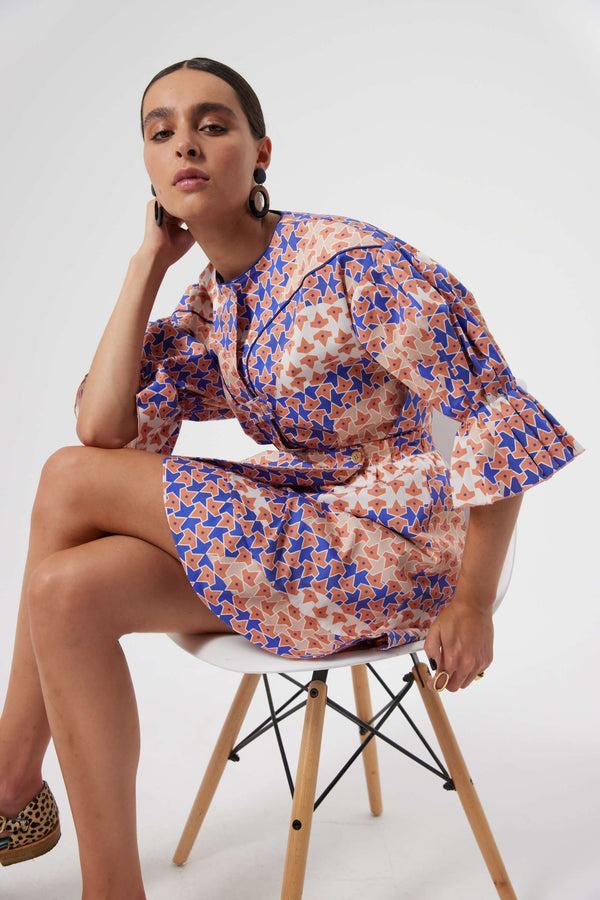 Heimstone Chemise Beausserie En Imprimé Mosaïque