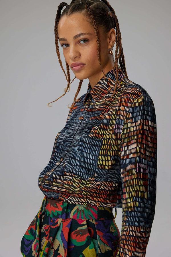 Heimstone Chemise Dori En Imprimé Dark And Stormy