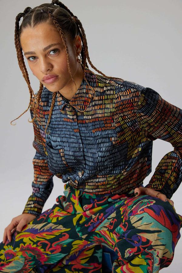 Heimstone Chemise Dori En Imprimé Dark And Stormy