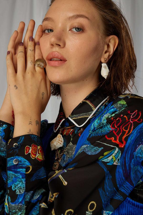 Heimstone Chemise Dori En Imprimé Tempête