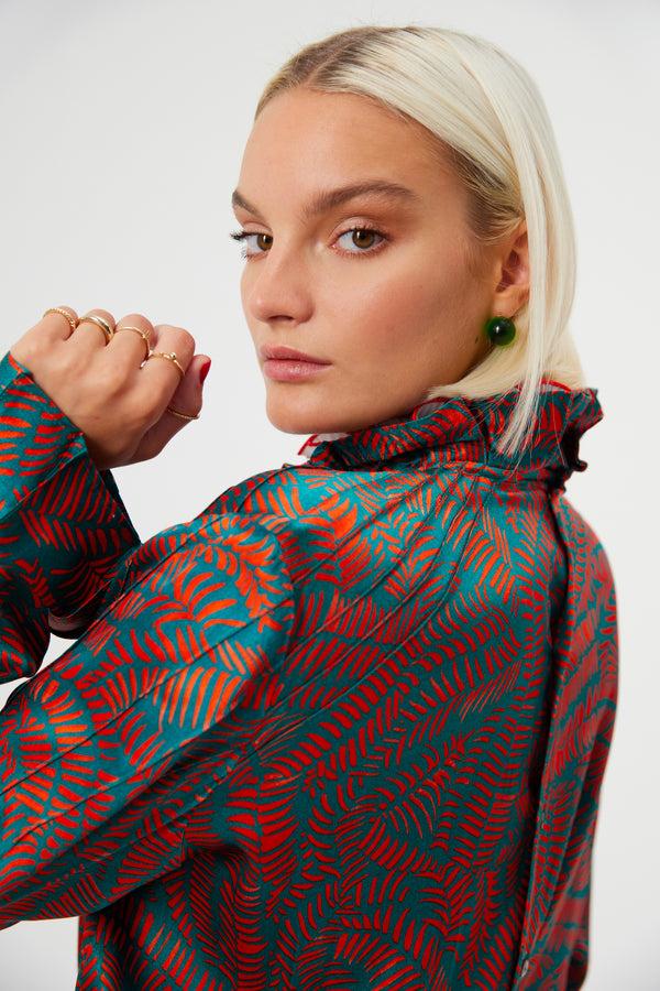 Heimstone Chemise Muse En Imprimé Palmera