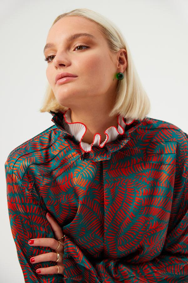 heimstone Chemise Muse en imprimé Palmera