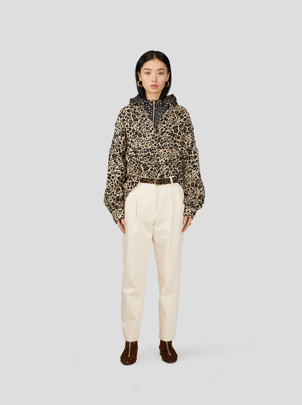 Heimstone CHEMISE TASMAN EN IMPRIMÉ LEOPARD SOYEUX