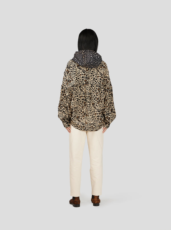 Heimstone CHEMISE TASMAN EN IMPRIMÉ LEOPARD SOYEUX