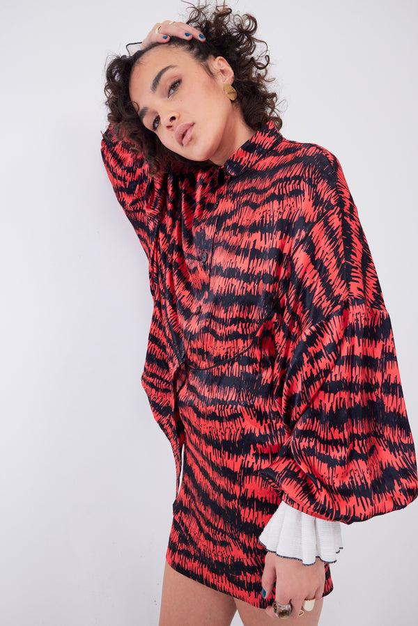 heimstone Chemise Tasman en Pigment Grenade