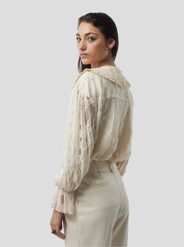 Heimstone Chemise Trigalière En Dentelle Shetland