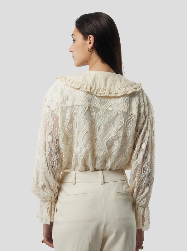 Heimstone Chemise Trigalière En Dentelle Shetland