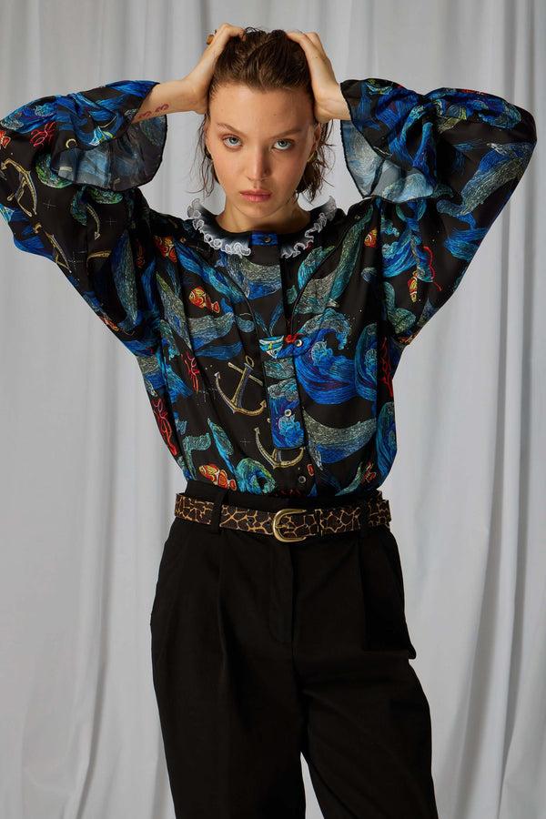 Heimstone Chemise Trigalière En Imprimé Tempête