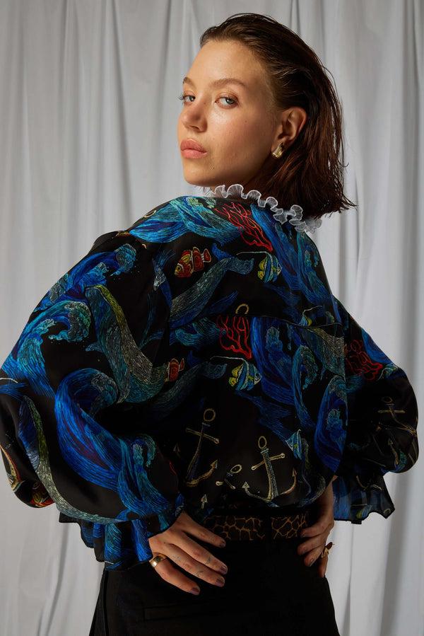 Heimstone Chemise Trigalière En Imprimé Tempête