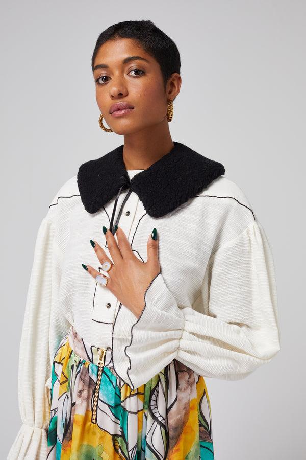 Heimstone Col Trappeur En Laine Noire