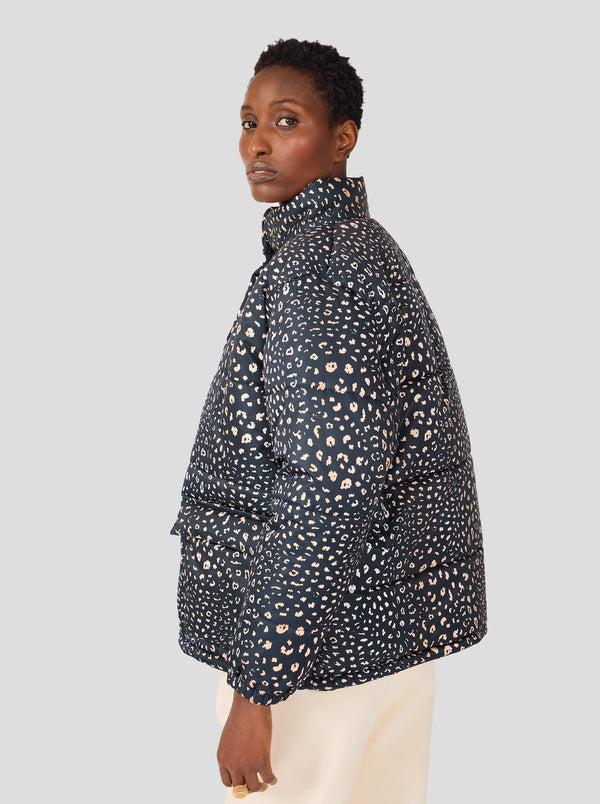 Heimstone Doudoune Donna En Imprimé Léopard