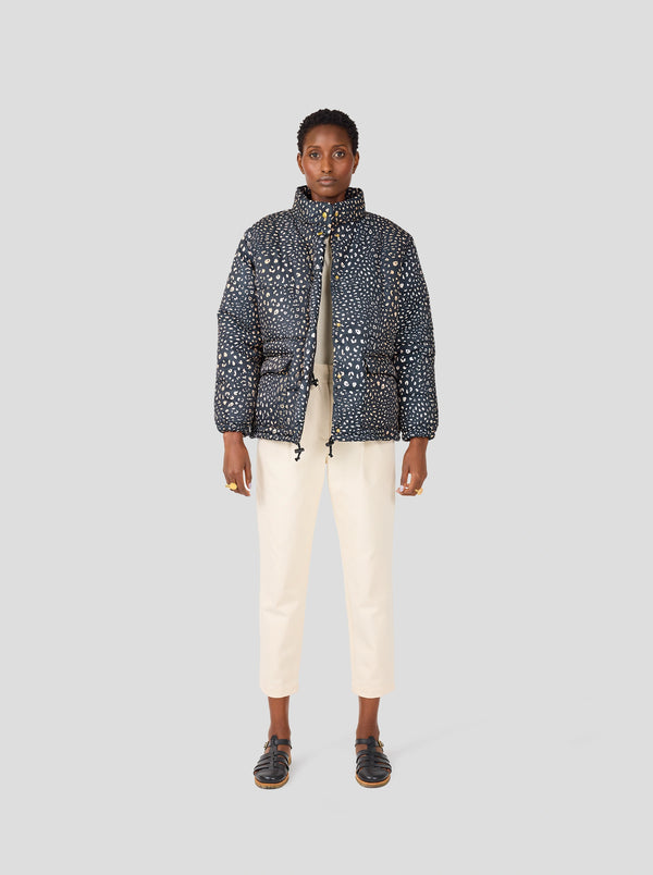 heimstone Doudoune Donna en imprimé Léopard