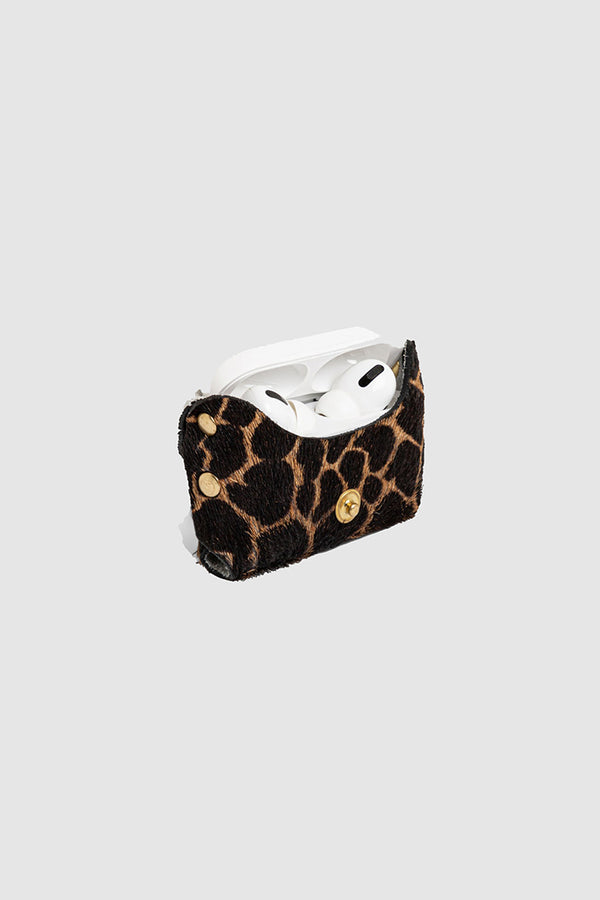 Heimstone Etui Airpods Pro En Cuir Imprimé Girafe