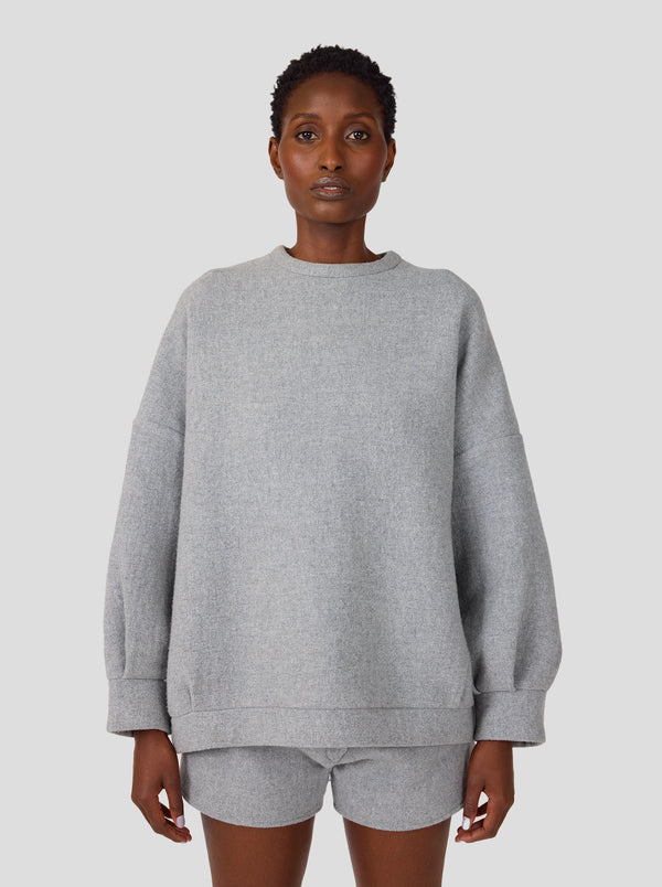 Heimstone Jumper Harlem En Laine Et Cachemire Gris