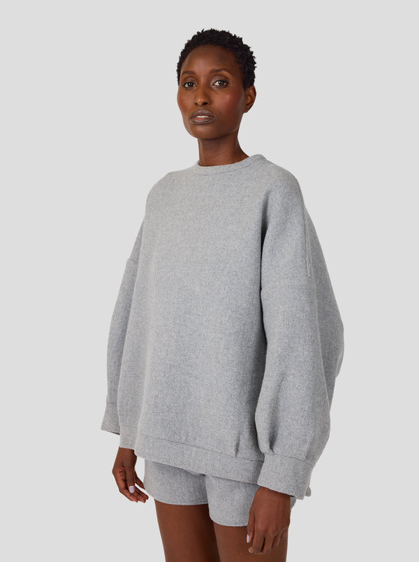 Heimstone Jumper Harlem En Laine Et Cachemire Gris
