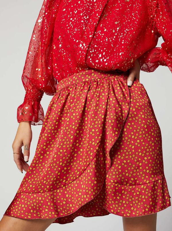 heimstone Jupe Austria en imprimé Messy Dots