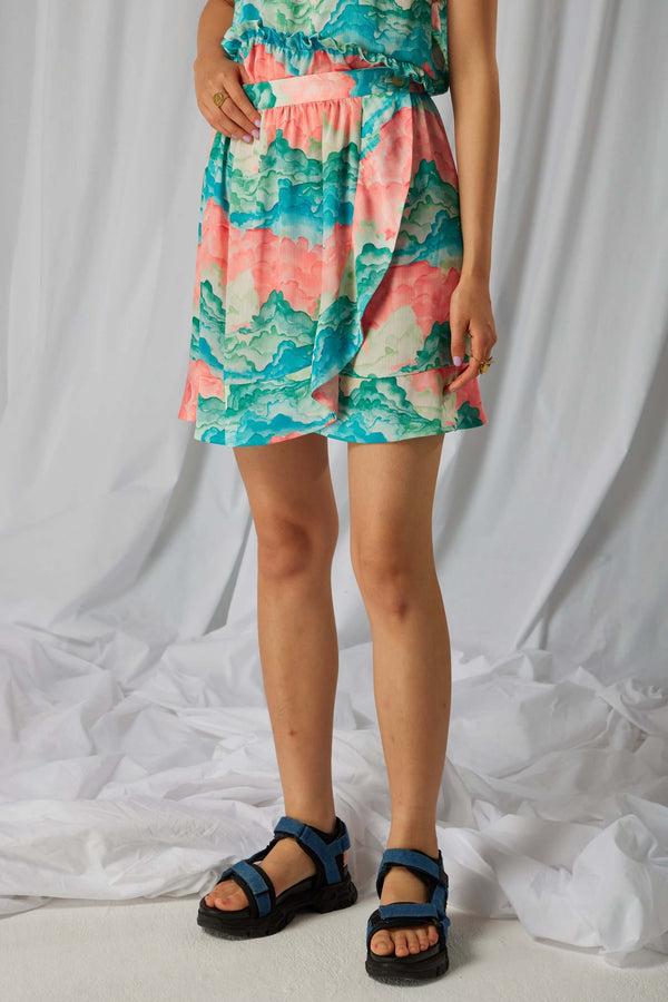 Heimstone Jupe Austria En Imprimé Nuit Blanche