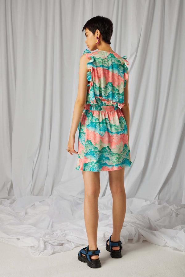 Heimstone Jupe Austria En Imprimé Nuit Blanche