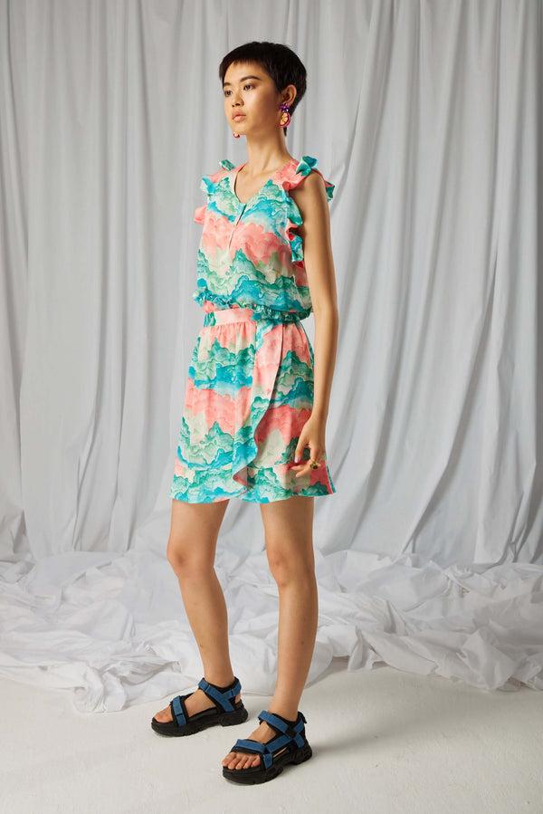 heimstone Jupe Austria en imprimé Nuit Blanche