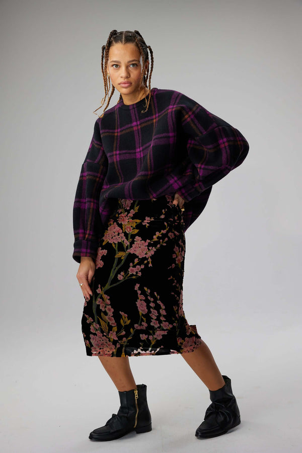 heimstone Jupe Fox en velours Blossom