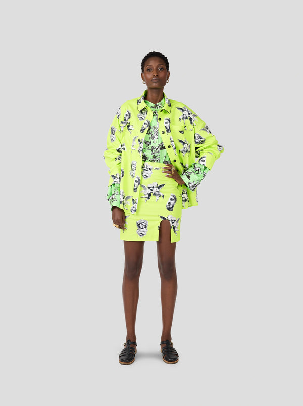 heimstone Jupe Gigi en toile imprimé Angels