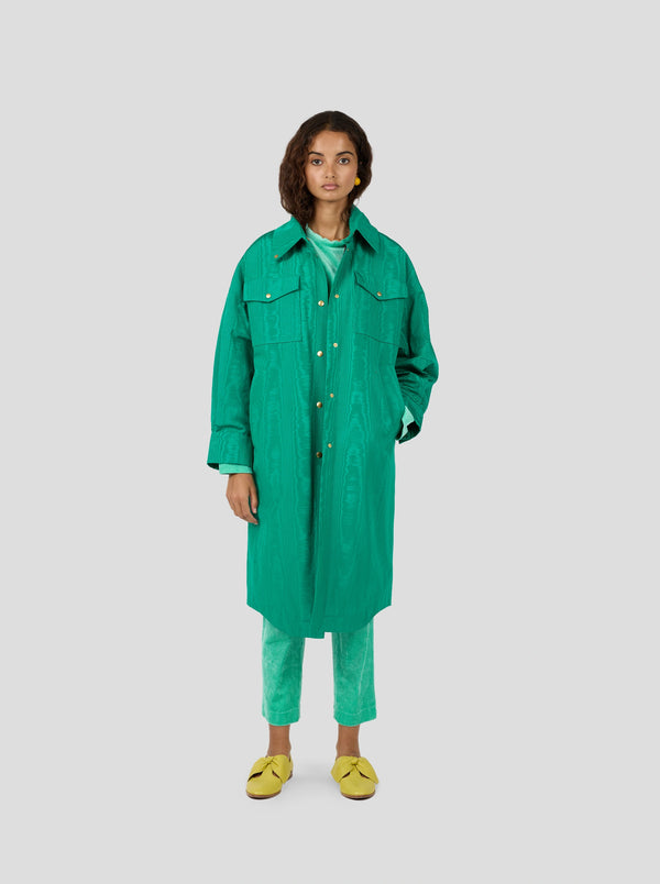Heimstone Manteau XXL Marines En Vert Moiré