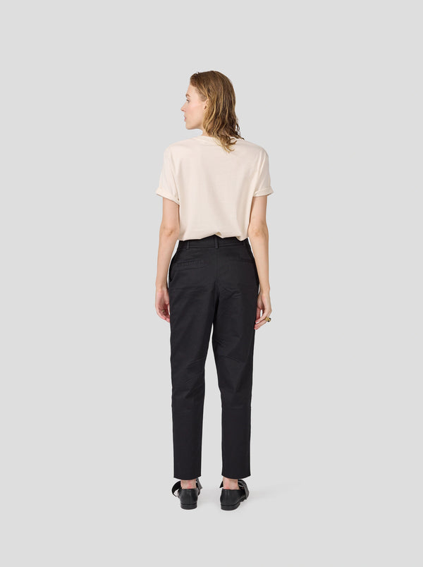 Heimstone Pantalon Gabriel En Coton Noir