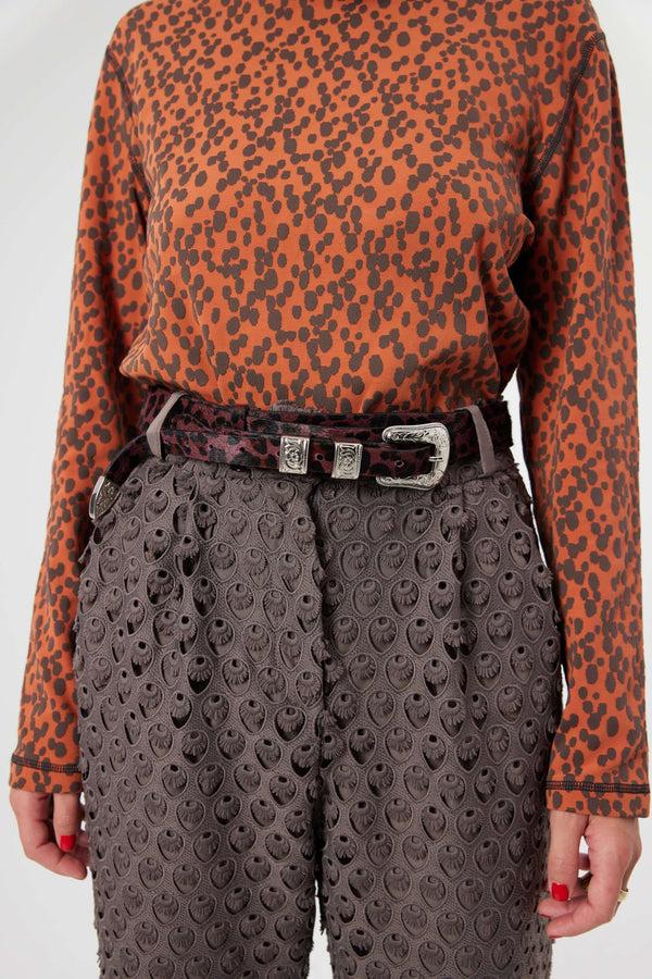 Heimstone Pantalon Gabriel En Dentelle Charbon