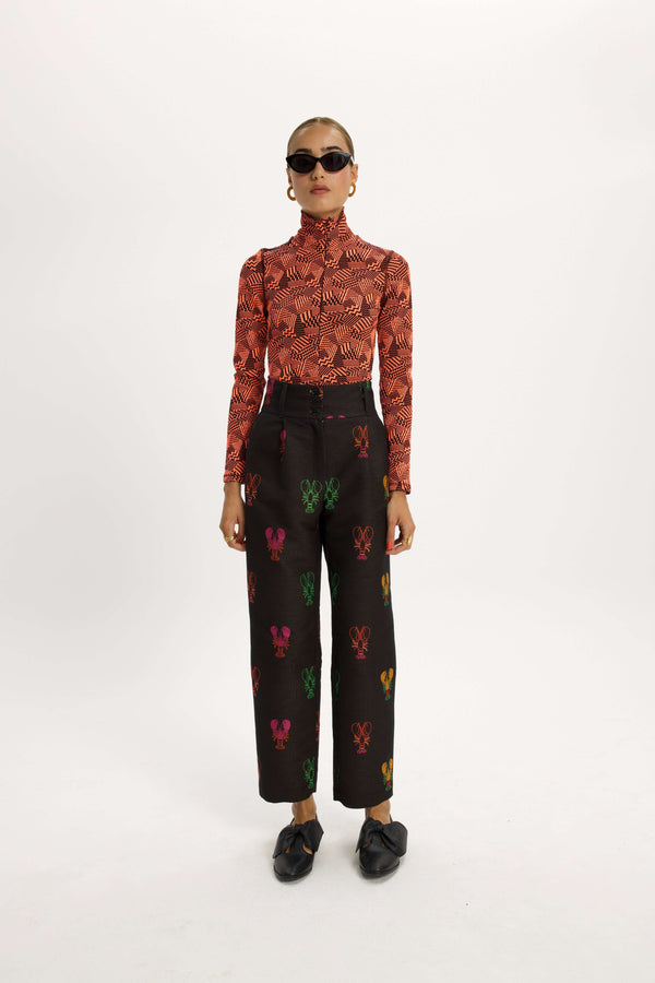Heimstone Pantalon Jojo En Jacquard Rond Homard