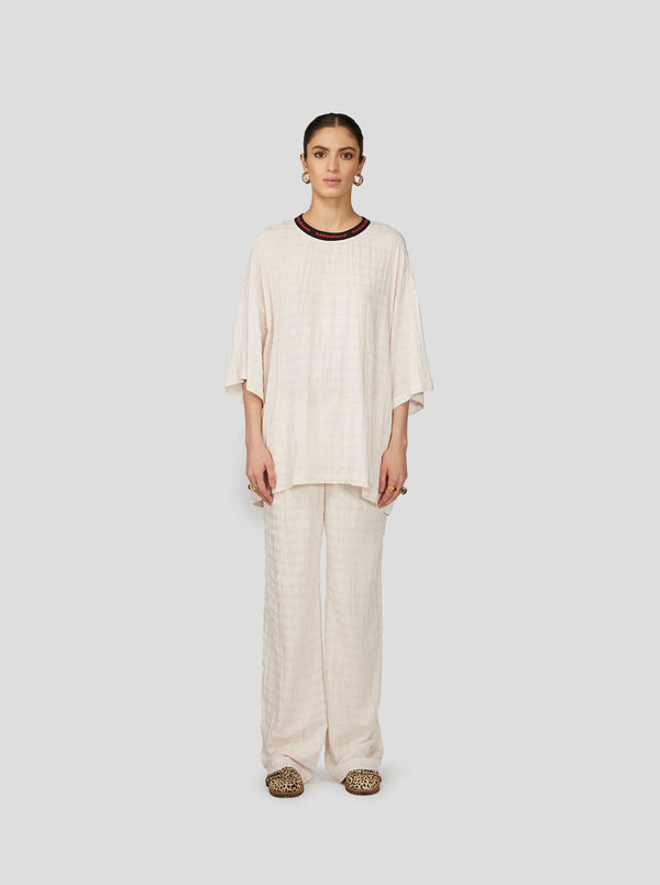 heimstone Pantalon Moor en Rayures Neutres