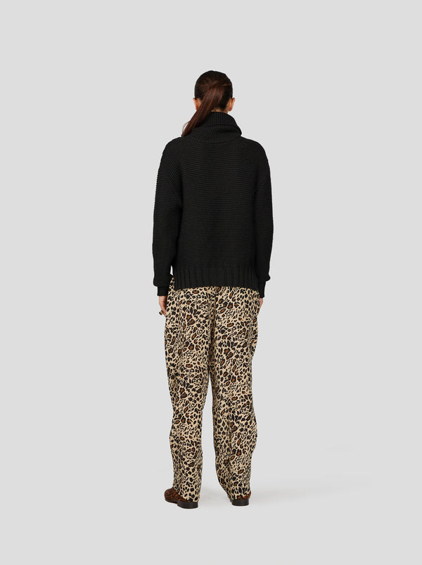 Heimstone PANTALON SAKIS EN IMPRIMÉ LEOPARD SOYEUX
