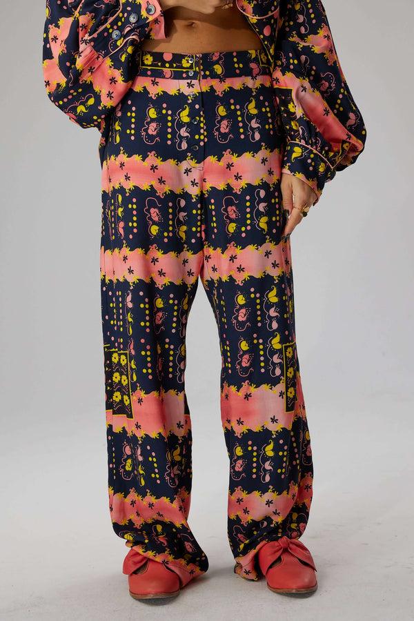 Heimstone Pantalon Spartacus En Imprimé Esotérique